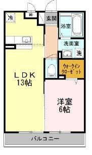 マグノリア湘南台の物件間取画像