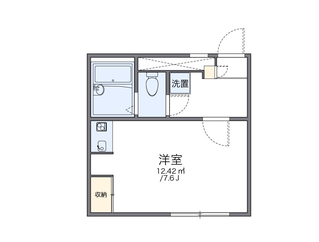 レオパレスＳ．Ｆの物件間取画像