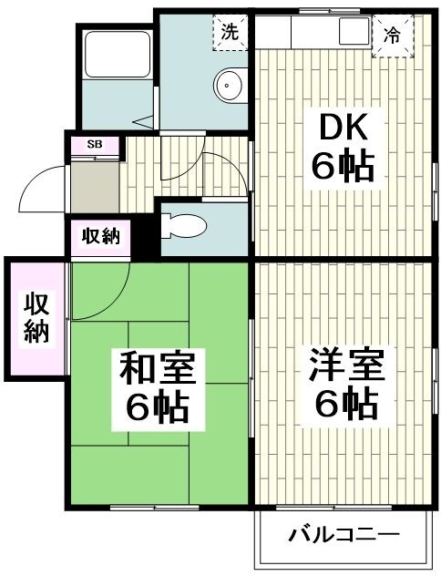 メゾン品濃坂の物件間取画像