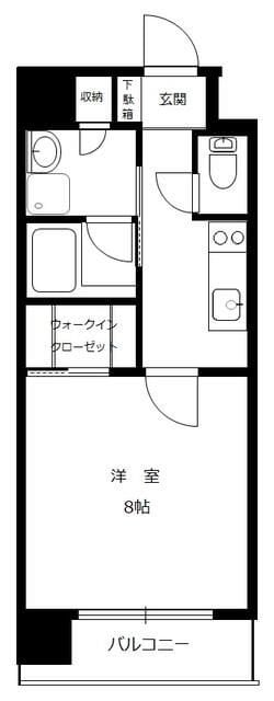 ＵＬＹＳＳＥＳの物件間取画像