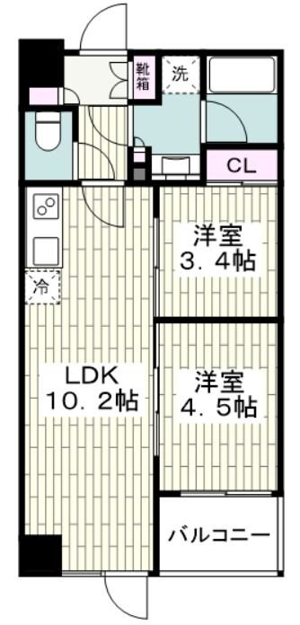 プレミアムフラット横濱紅葉坂の物件間取画像