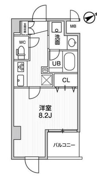 ＴＨＥ　ＰＡＬＭＳ　ＹＯＫＯＨＡＭＡ　ＩＳＯＧＯの物件間取画像