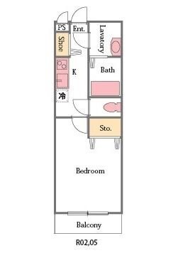 ライラの物件間取画像