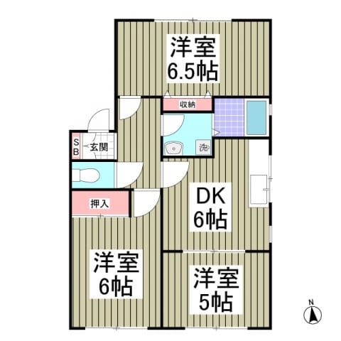 アコルデ21B棟の物件間取画像