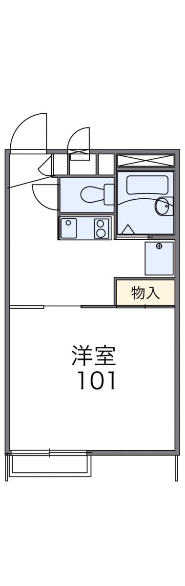 レオパレスナイスの物件間取画像