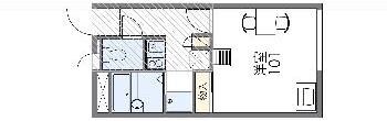 レオパレスコムニタの物件間取画像