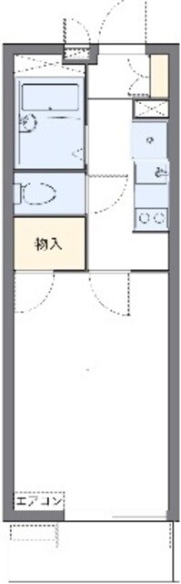 レオパレスあいりす４７２３０の物件間取画像