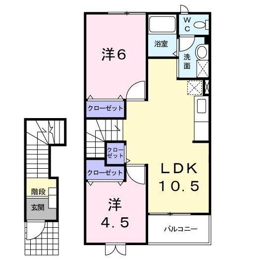 サウスヴァレーの物件間取画像