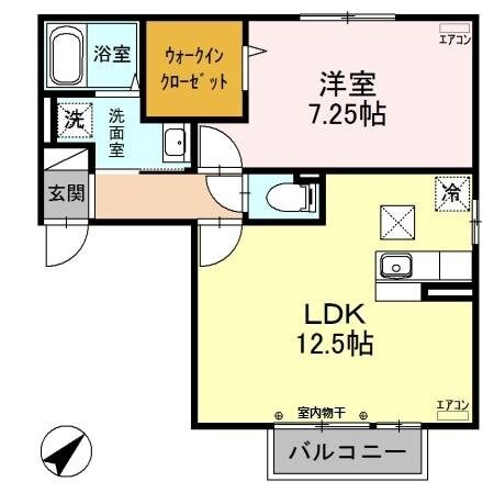 セントラルハイツ　Ｅの物件間取画像