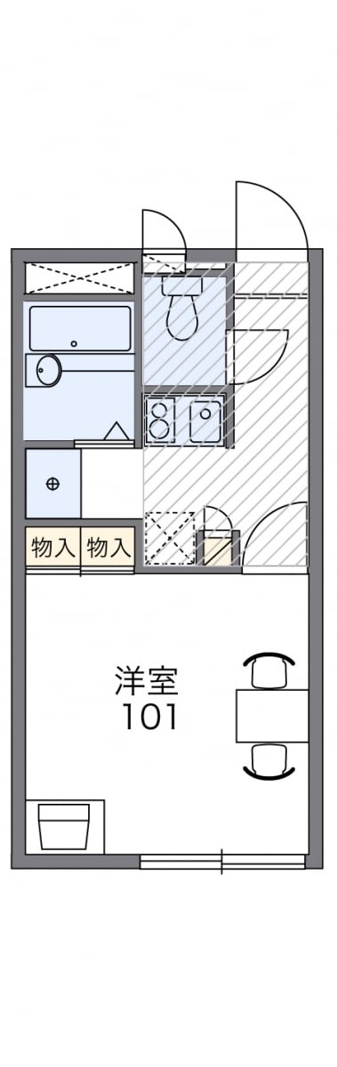 レオパレス末広の物件間取画像