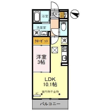 スリール　ドゥの物件間取画像