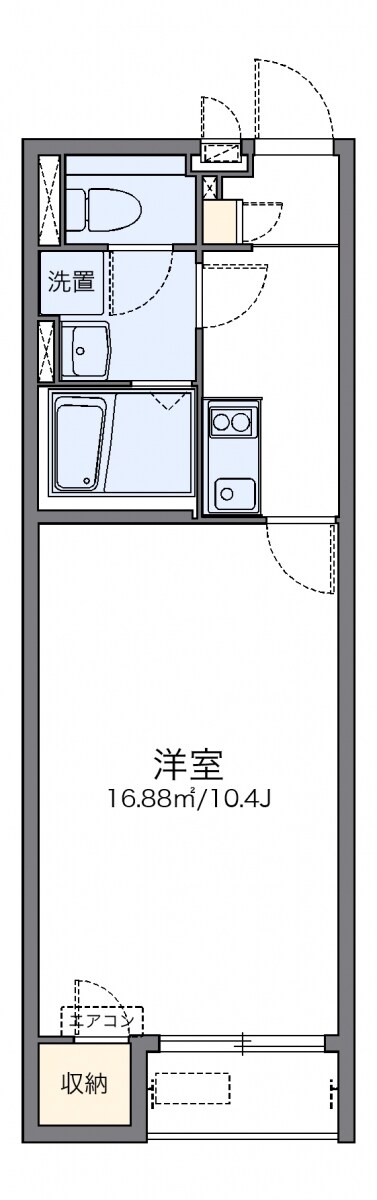 レオネクストグリーチネの物件間取画像