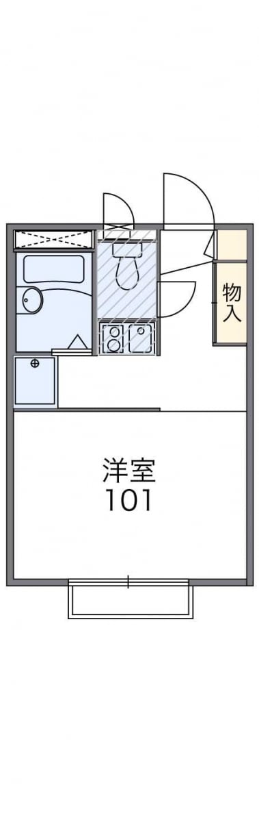 レオパレスハイマートの物件間取画像