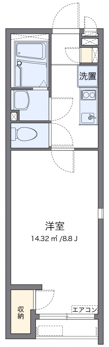 ミランダイーゼルの物件間取画像