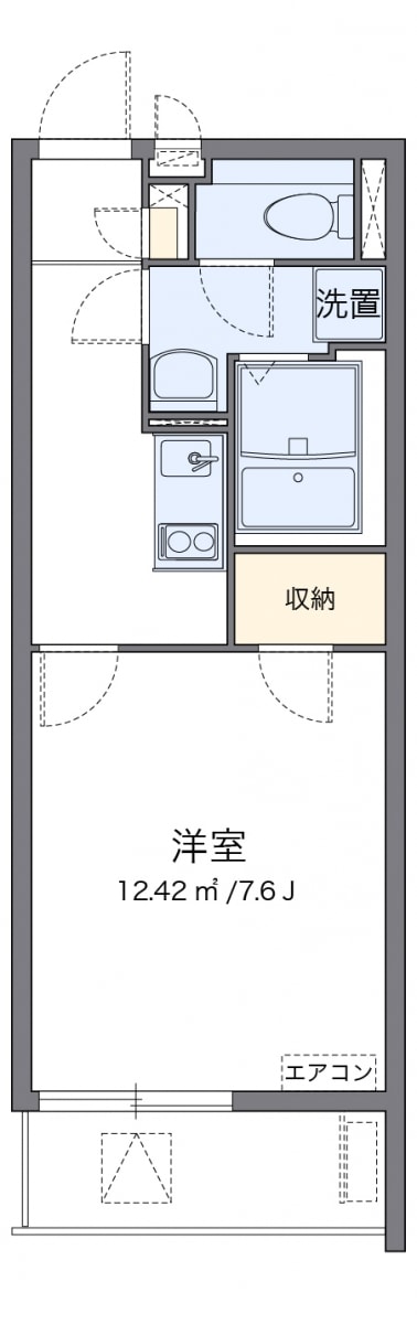 クレイノＦＵＪＩＭＩ　IIの物件間取画像