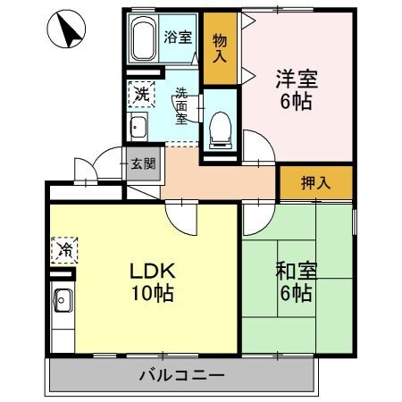 グリーンハウス　IIIの物件間取画像