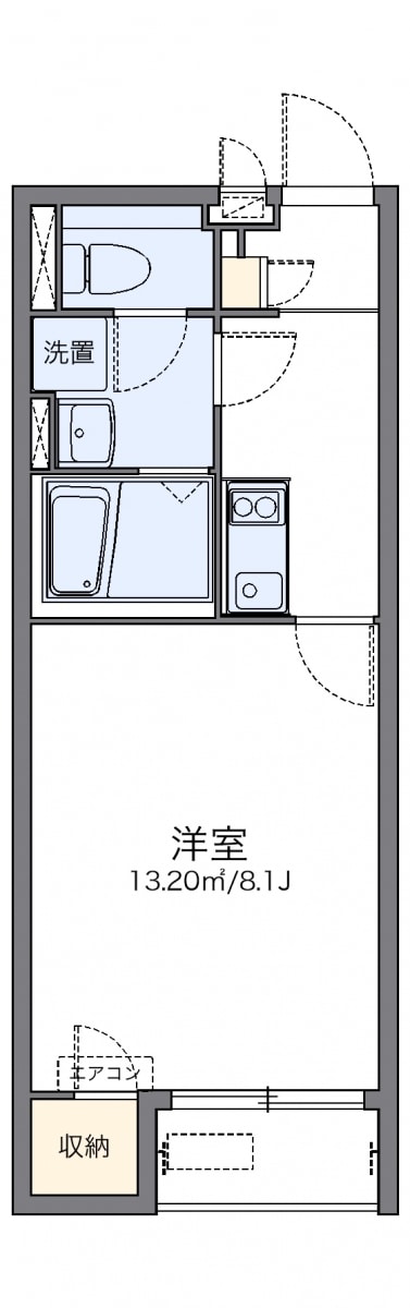 レオネクスト秋桜の物件間取画像