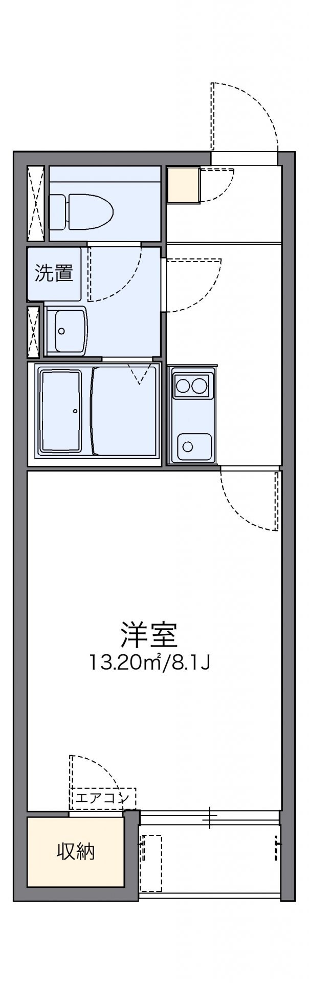 レオネクストアムール羽生の物件間取画像