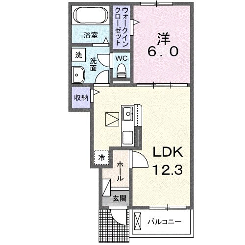 ノース　パティオの物件間取画像