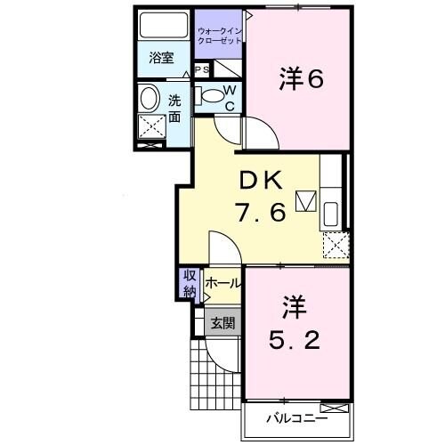 セレノ　カーサの物件間取画像