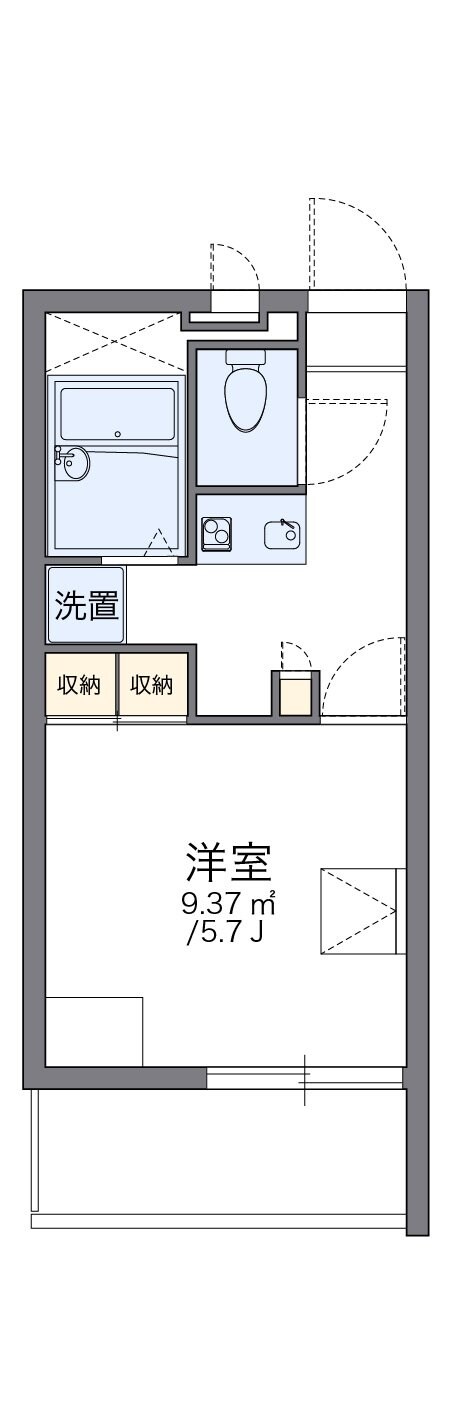 レオパレスＡ・Ｔ・Ｈ・IIの物件間取画像