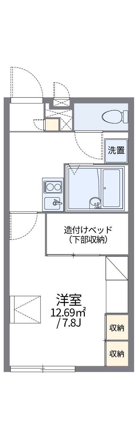 レオパレスフォレーの物件間取画像