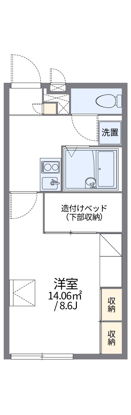 レオパレスシルワの物件間取画像