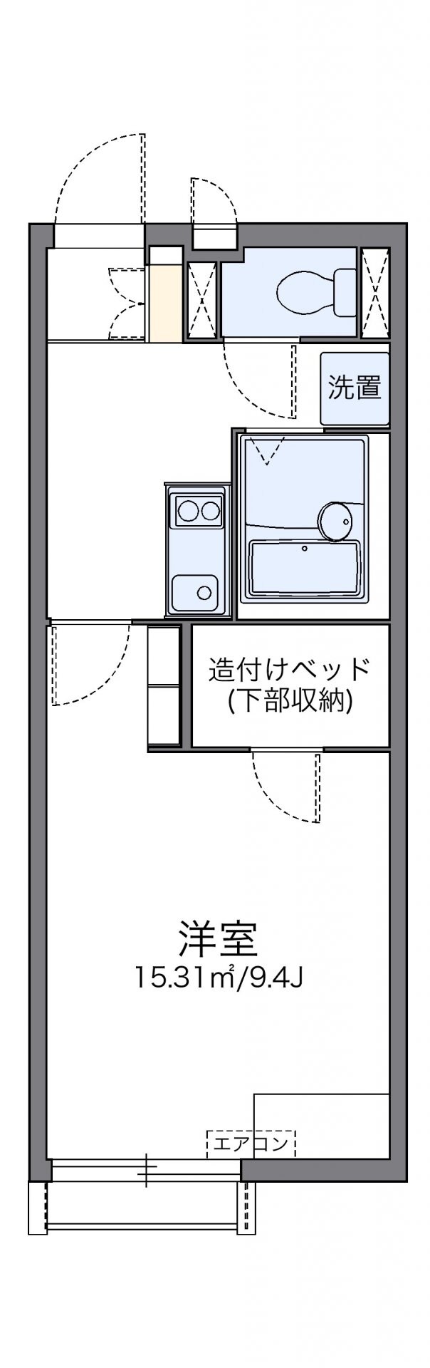 レオネクストアゼリアコートの物件間取画像