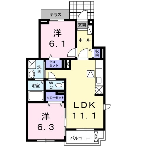 アグラードの物件間取画像