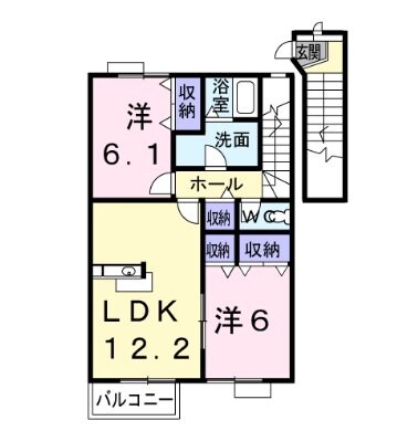 グランソレイユ　Iの物件間取画像