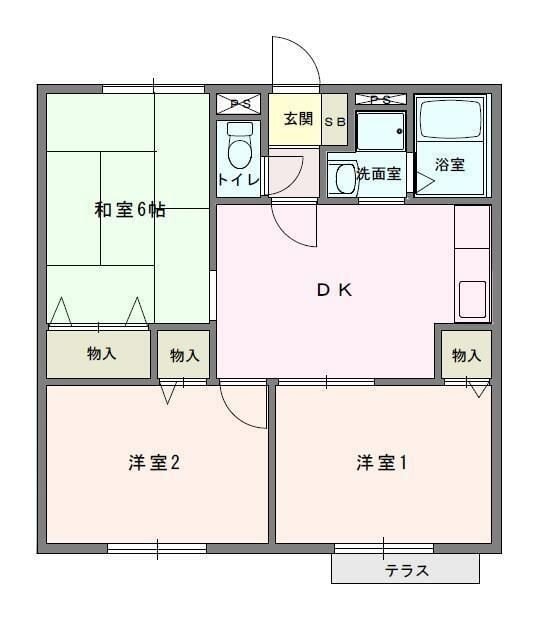 フォレストパークIIの物件間取画像