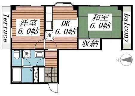 フローレンス江南の物件間取画像