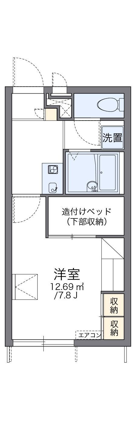 レオパレスティアの物件間取画像