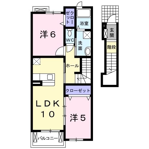 フォレストの物件間取画像