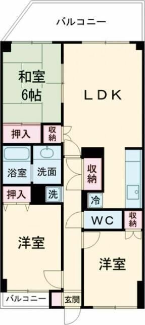 ダイアパレスリバーコート熊谷の物件間取画像