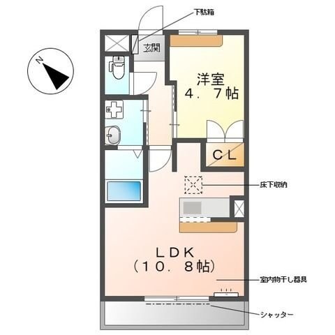 ラティールユワの物件間取画像