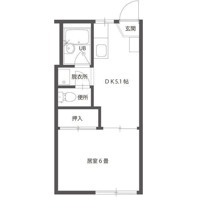 アケボノハイツIの物件間取画像