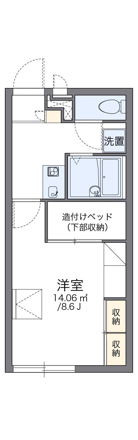 レオパレス太田八幡の物件間取画像