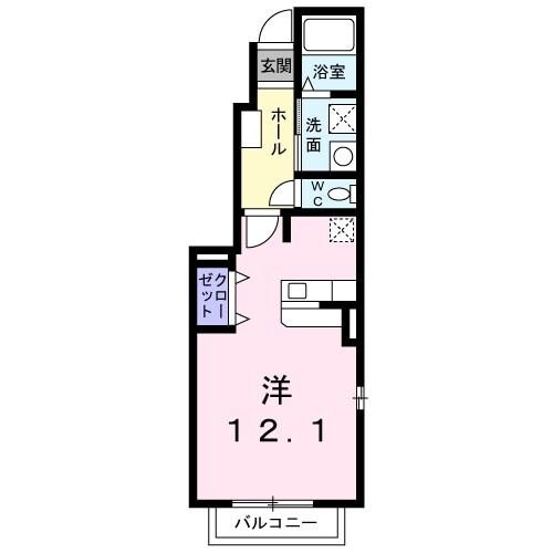 アルド－ルの物件間取画像