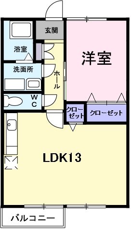 ハッピードェリングの物件間取画像