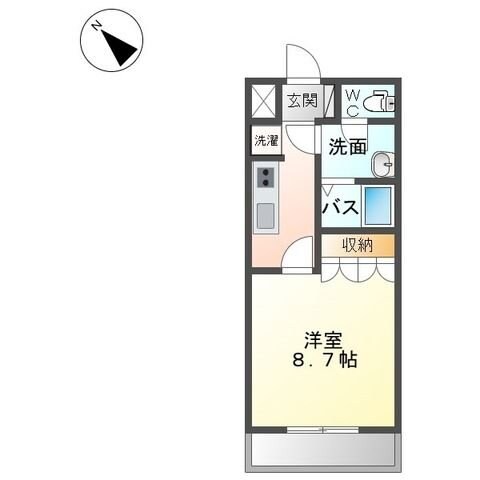 ジャルディニエールＤの物件間取画像