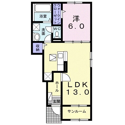 エルフォルクIVの物件間取画像