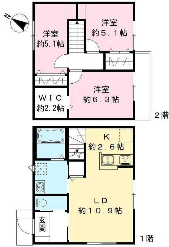 ライジングスクエアの物件間取画像