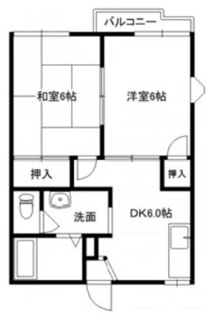 リゾンド小林Iの物件間取画像