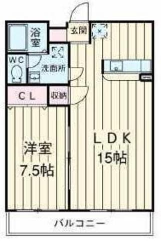 アムールＭｉｍｕｒａの物件間取画像