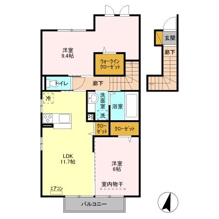 プランタン　Iの物件間取画像