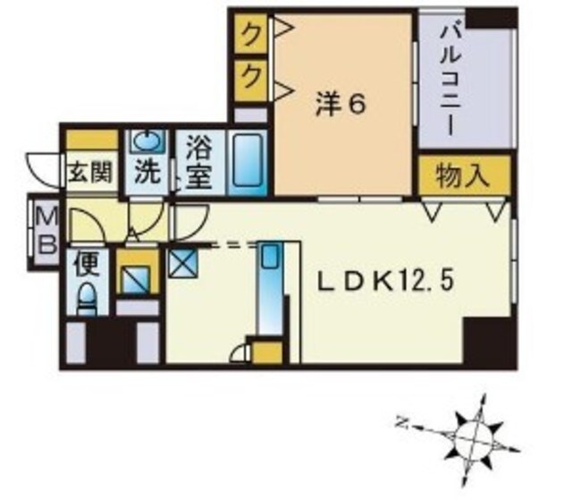 Ｓ－ＦＯＲＴ警固タワーの物件間取画像