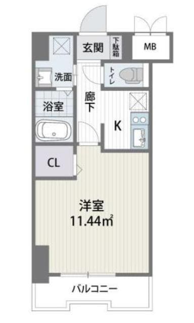 アルティザ博多駅南の物件間取画像