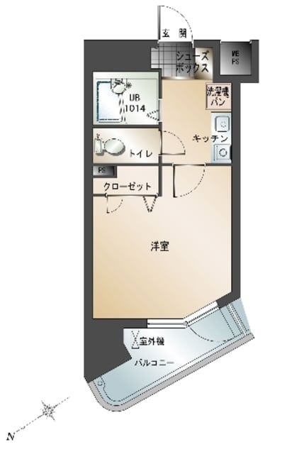 エンクレスト平尾の物件間取画像