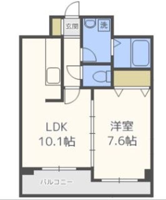 グラシア大濠の物件間取画像